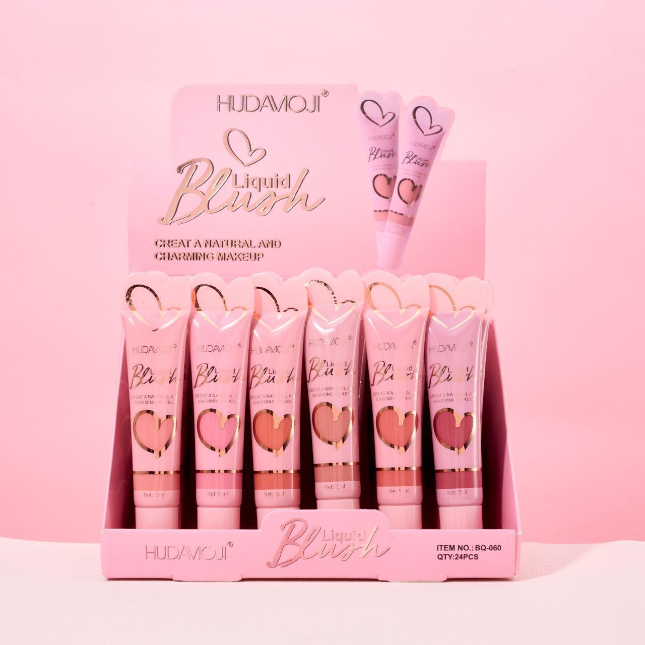 Hudamoji - Natural & Charming Tube Blush Set of 6