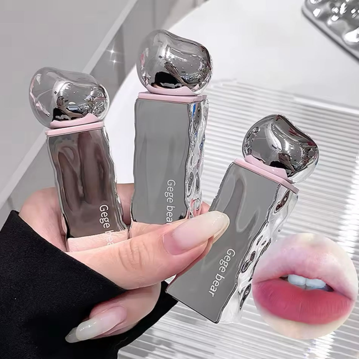 Gege Bear - Cloud Velvet Semi-matte Lip Gloss Set of 6