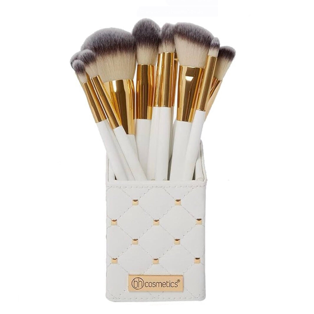 BH Cosmetics - 12pcs Bucket Super Soft Makeup Brush Set
