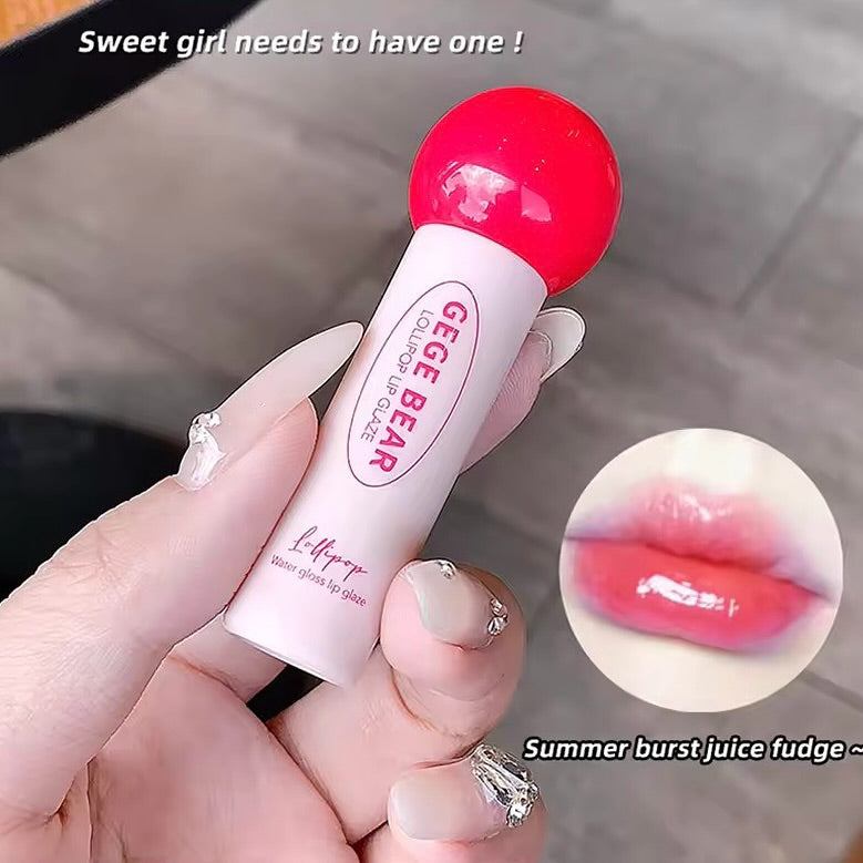 Gege Bear - Lollipop Mirror Lip Gloss Set of 3