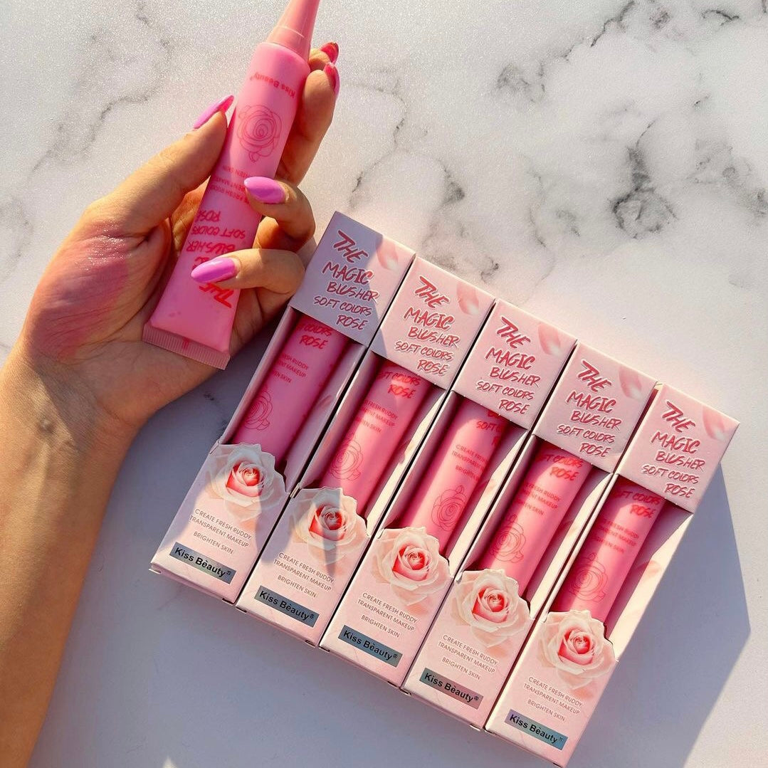 Kiss Beauty - Barbie Magic Color Changing Soft Pink Blush