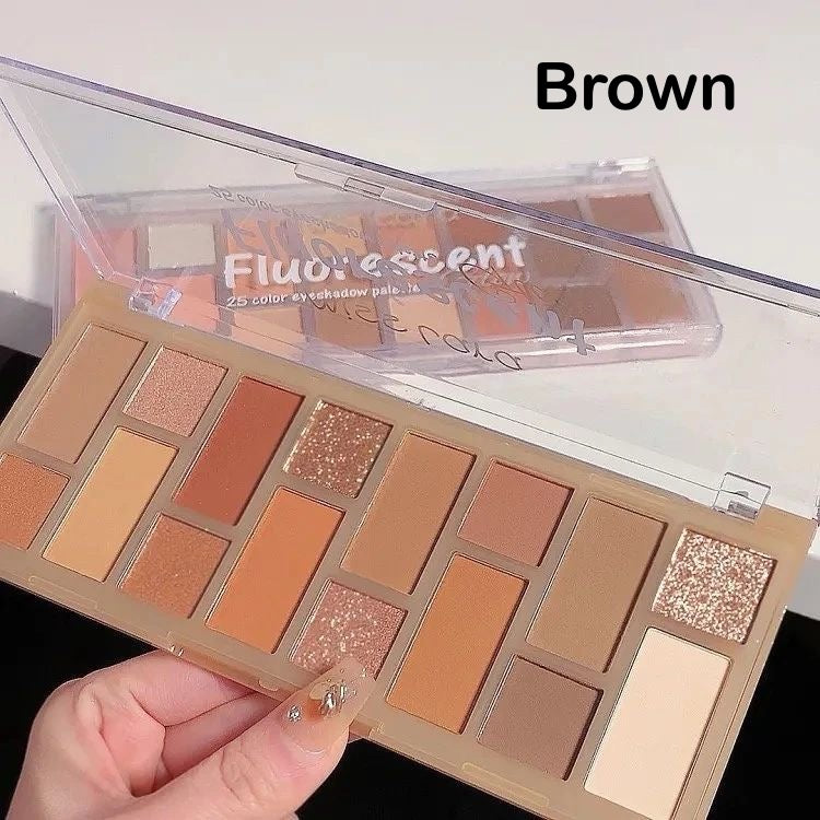 Miss Lara - 16 Colors Fluorescent Eyeshadow Palette