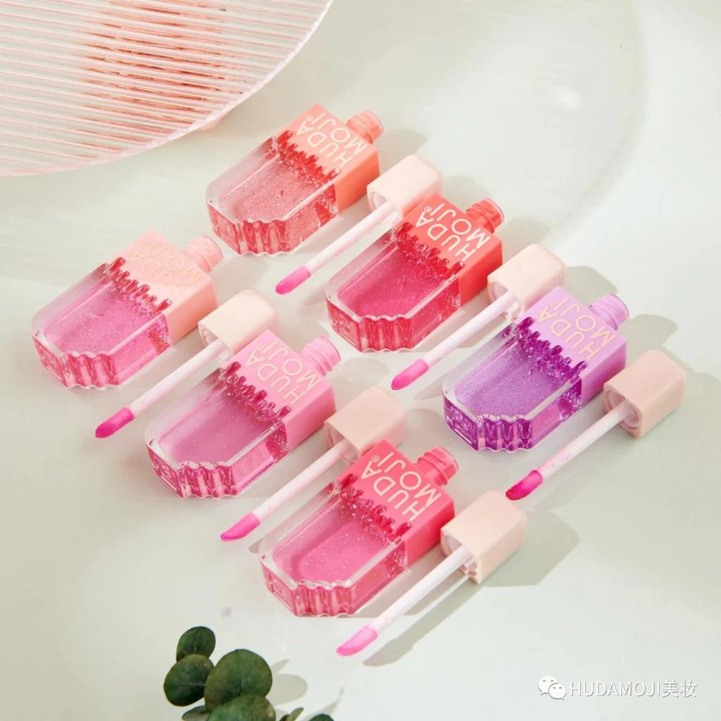 Hudamoji - Ice Cream Shape Lip Oil Set of 6