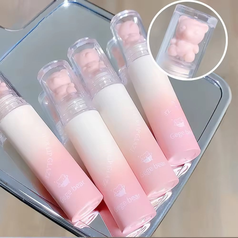 Gege Bear - Cartoon Matte Lip Gloss Set of 6
