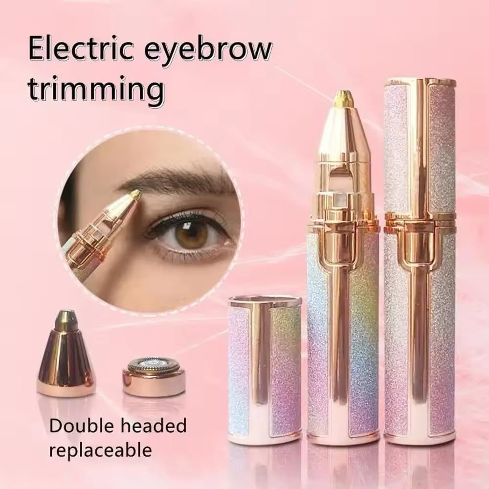 Facial Beauty - 2 in 1 Flawless Eyebrow + Facial Hair Remover