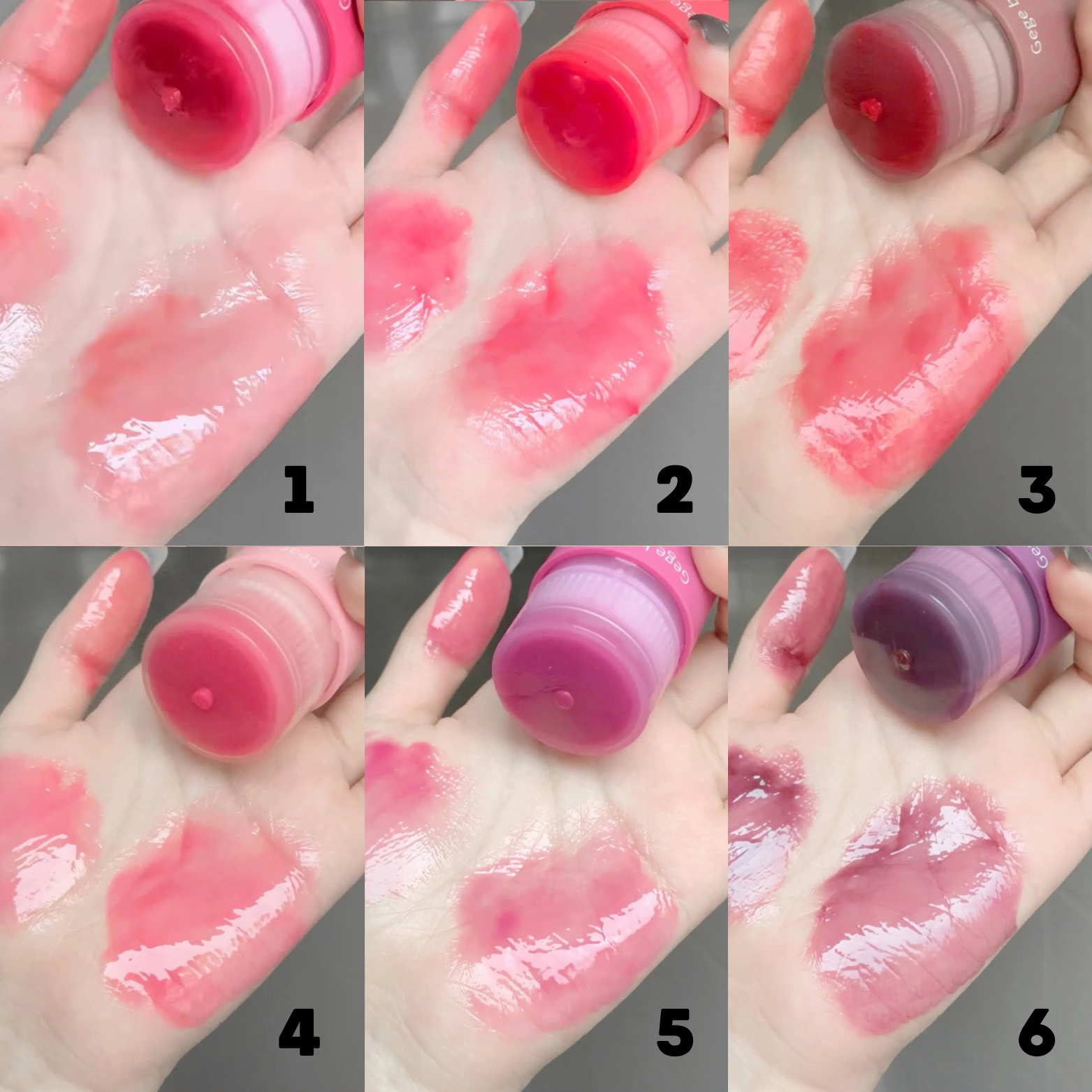 Beauty Model - Rotating Jelly Tinted Lip Balm