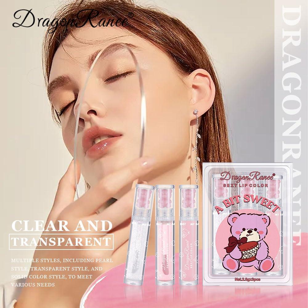 Dragon Ranee - Bear Sweet Jelly Lip Gloss Set of 3