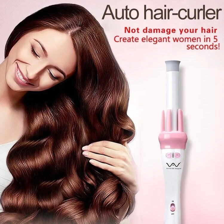 Auto Rotating Pro Curling Iron Hair Curler
