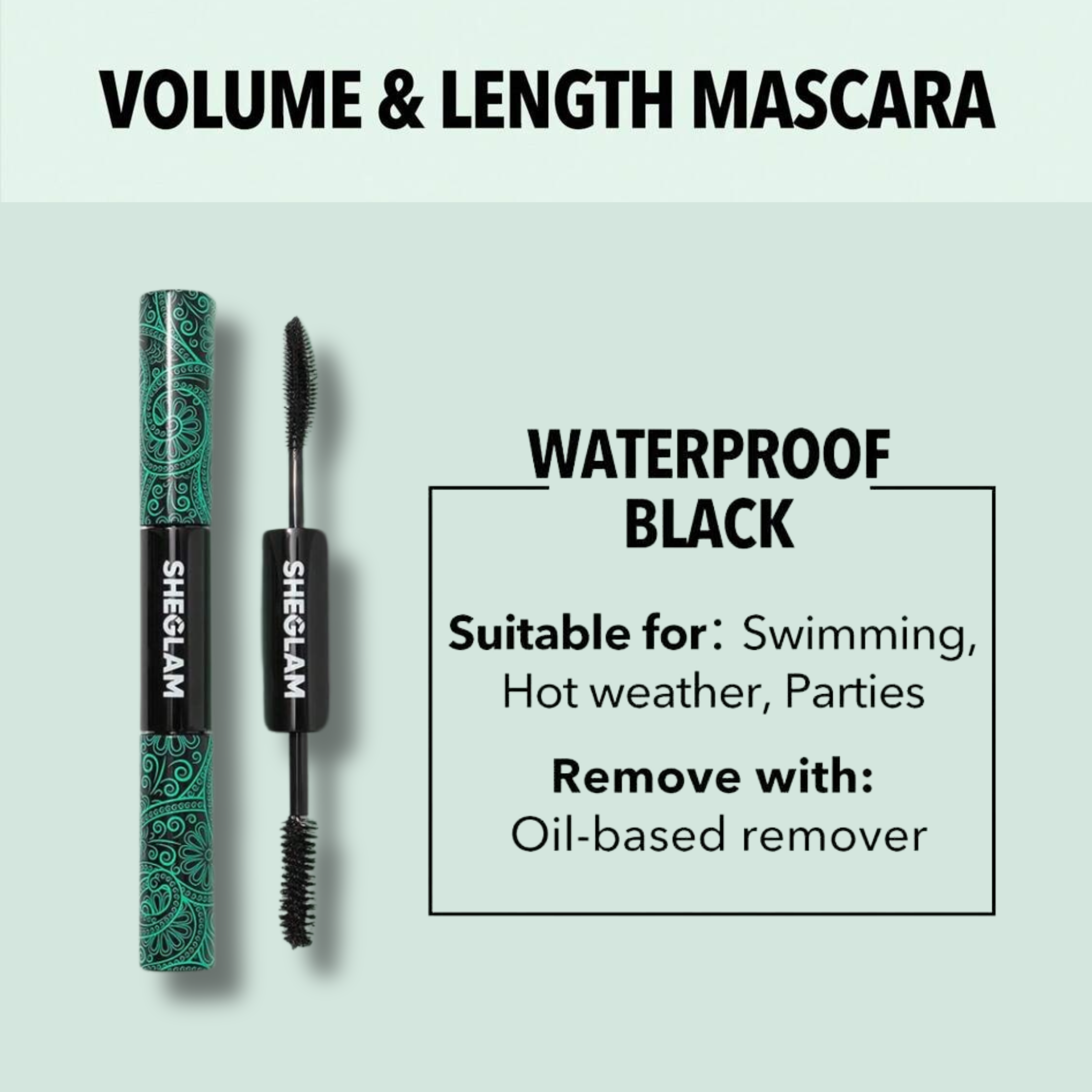 SHEGLAM - All-In-One Volume & Length Mascara - Black