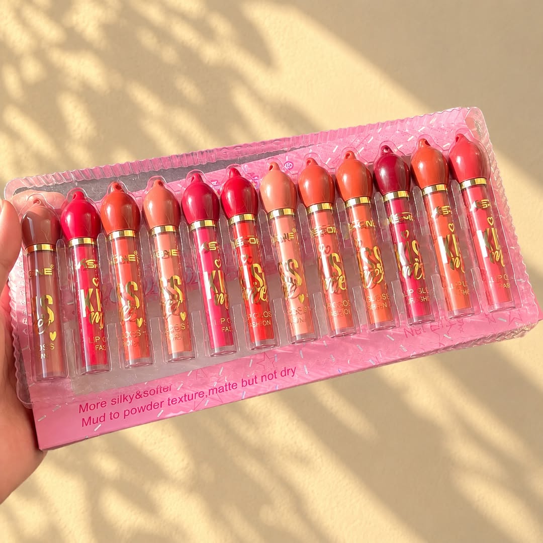 Ks One - 12 Color Peanut Matte Li Gloss