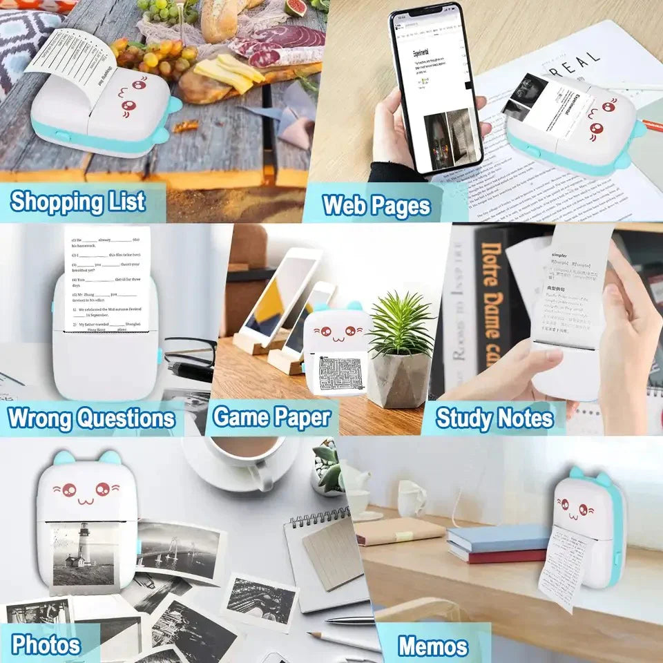 Kawaii Bluetooth Thermal Pocket Printer
