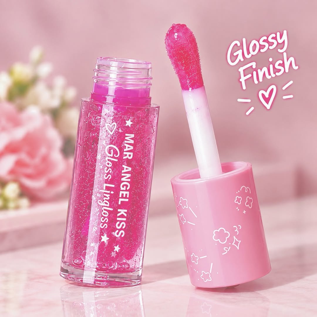 Mar Angel Kiss - Cute Headphone Keychain Lip Gloss