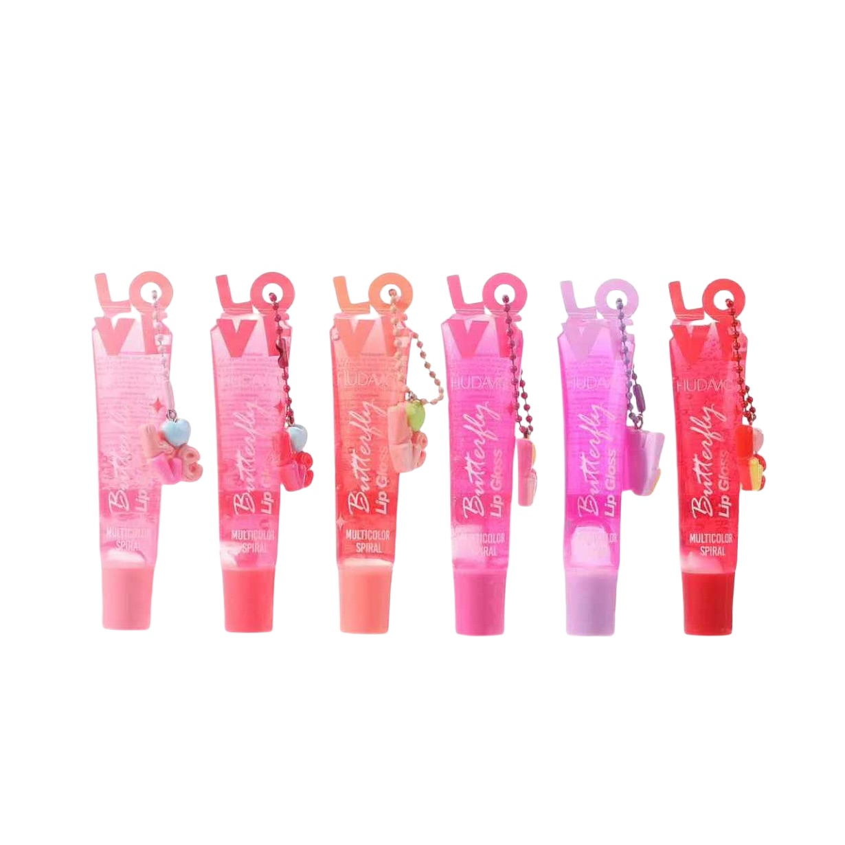 Hudamoji - Cute Butterfly Multicolor Lip Gloss