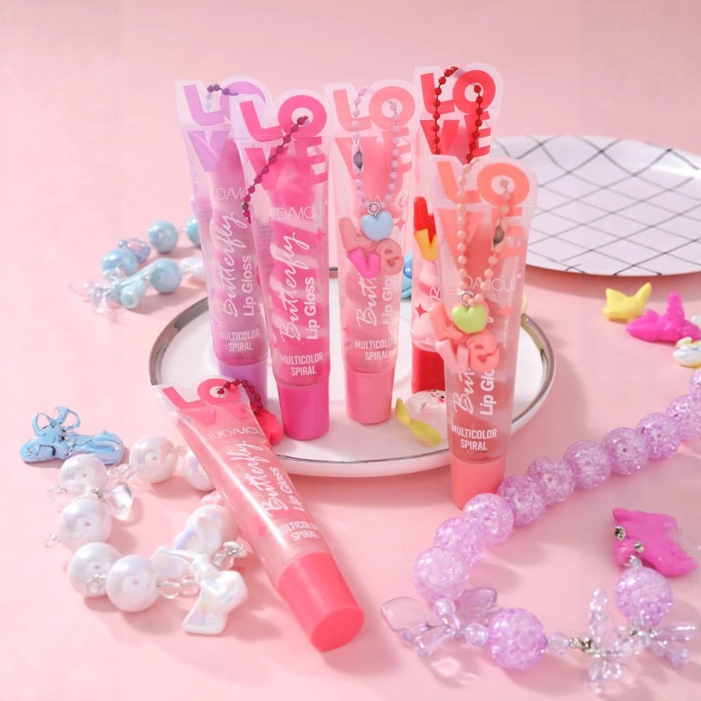 Hudamoji - Cute Butterfly Multicolor Lip Gloss