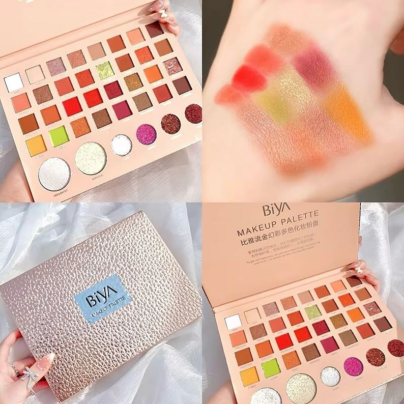 Biya - 38 Color Matte Shimmer & Glitter Eyeshadow Palette