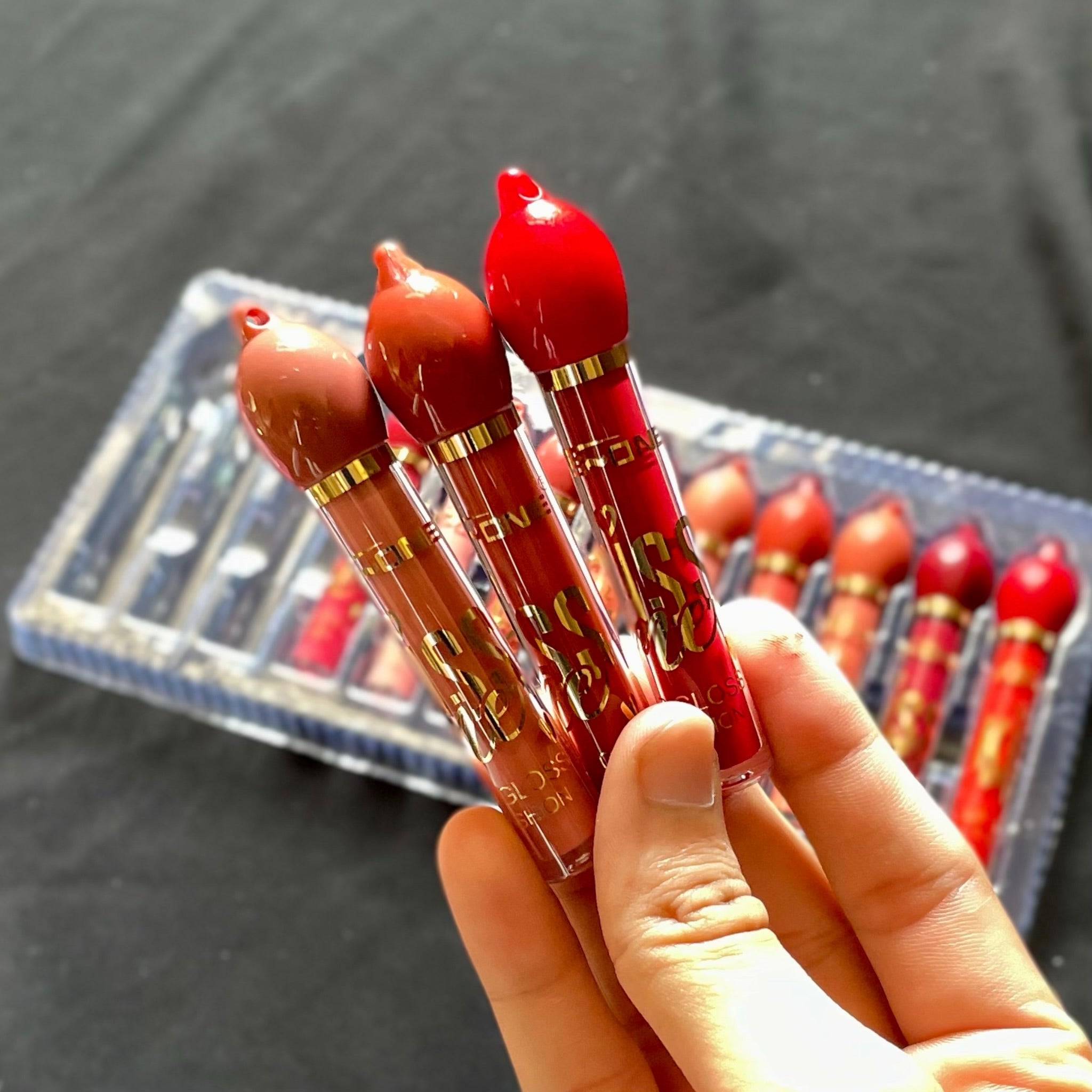 Ks One - 12pcs Matte Lip Gloss Set