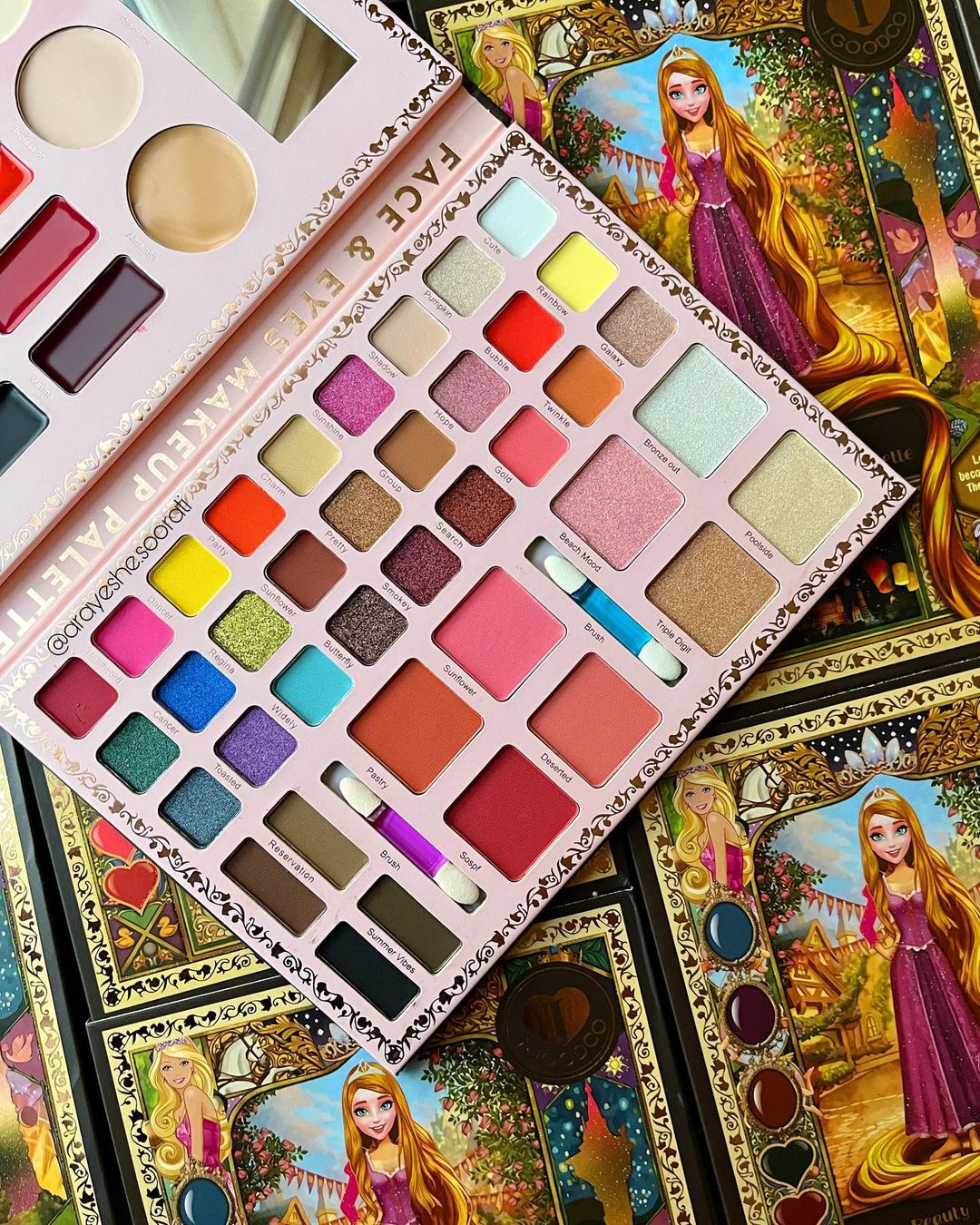 52 Colors All-in-One Butterfly Pattern Makeup Kit