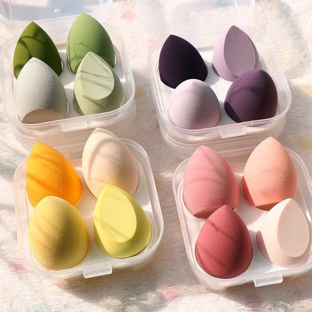 Professional Makeup Sponge Box Set of 4