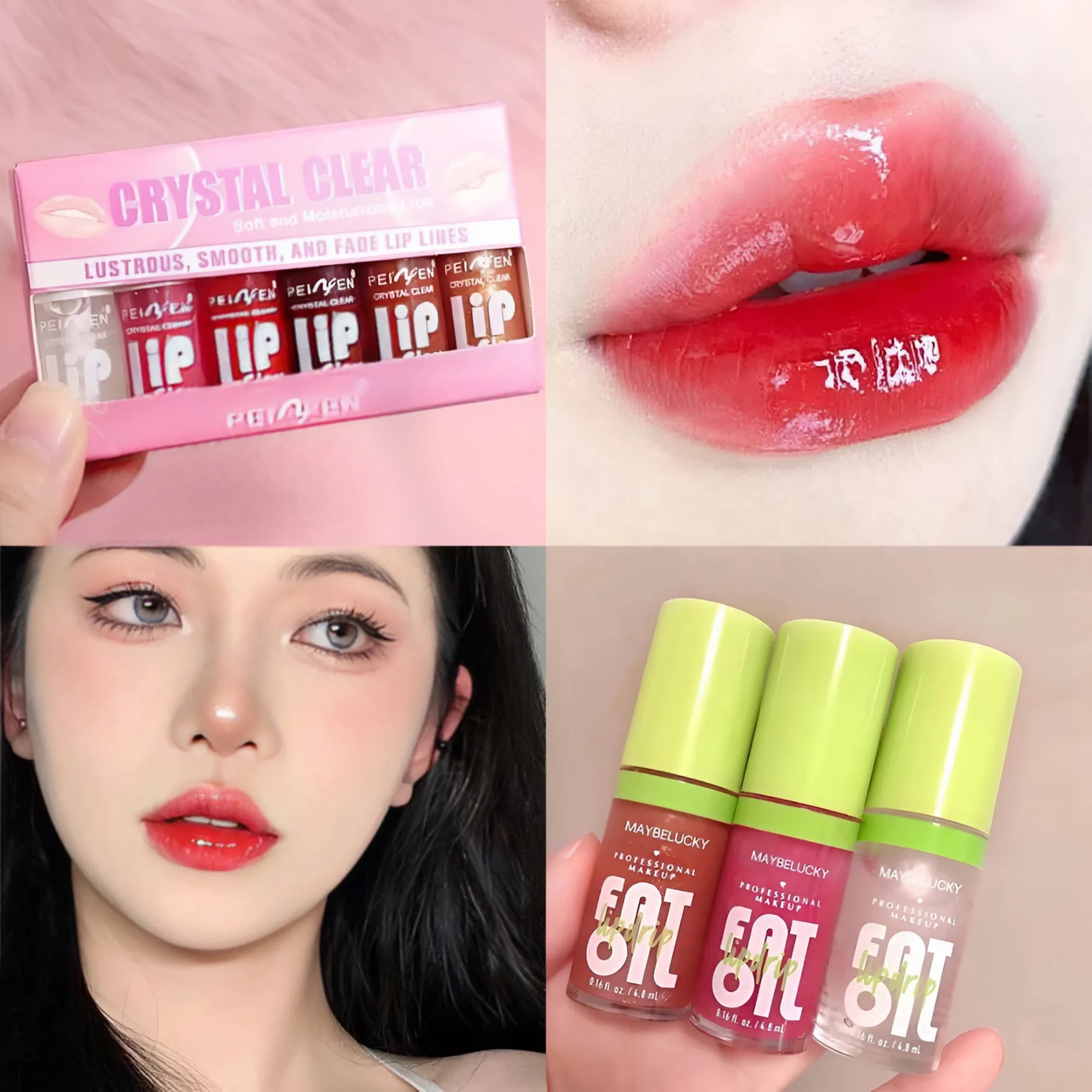 Huxia Beauty - 12H Hydration Fat Shine Mini Lip Oil Set of 6