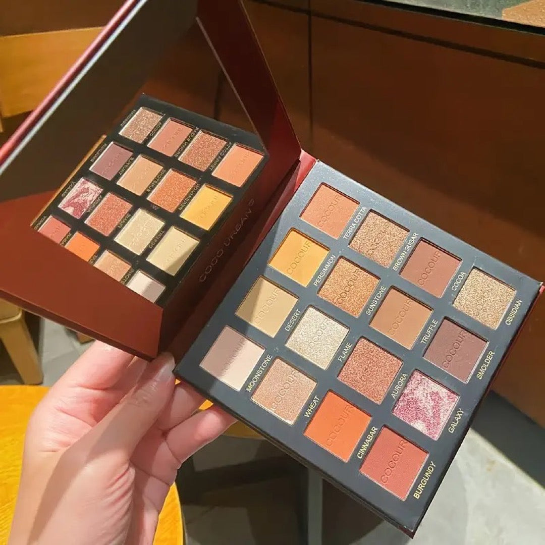 Coco Urban - 16 Colors Matte & Shimmer Eyeshadow Palette