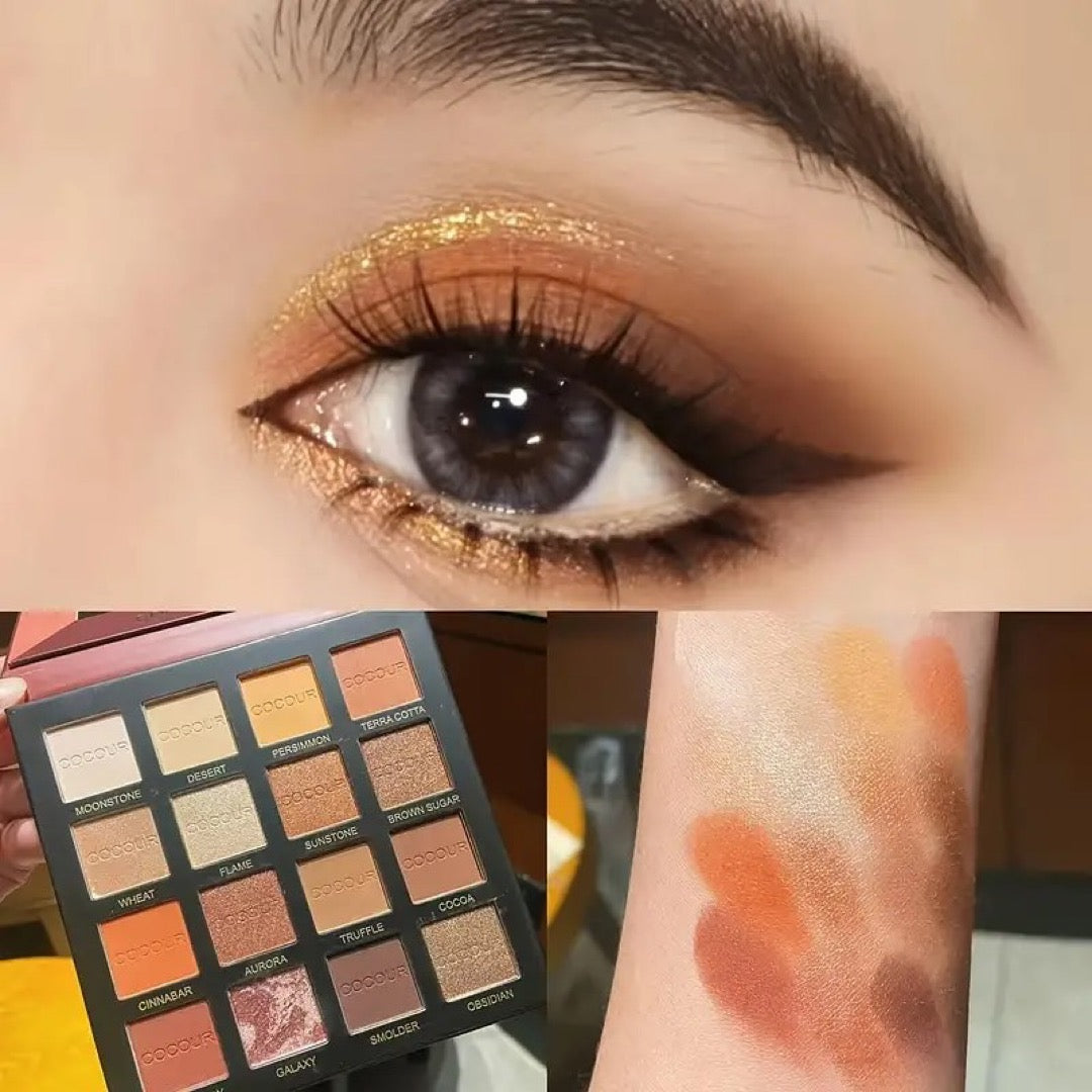 Coco Urban - 16 Colors Matte & Shimmer Eyeshadow Palette
