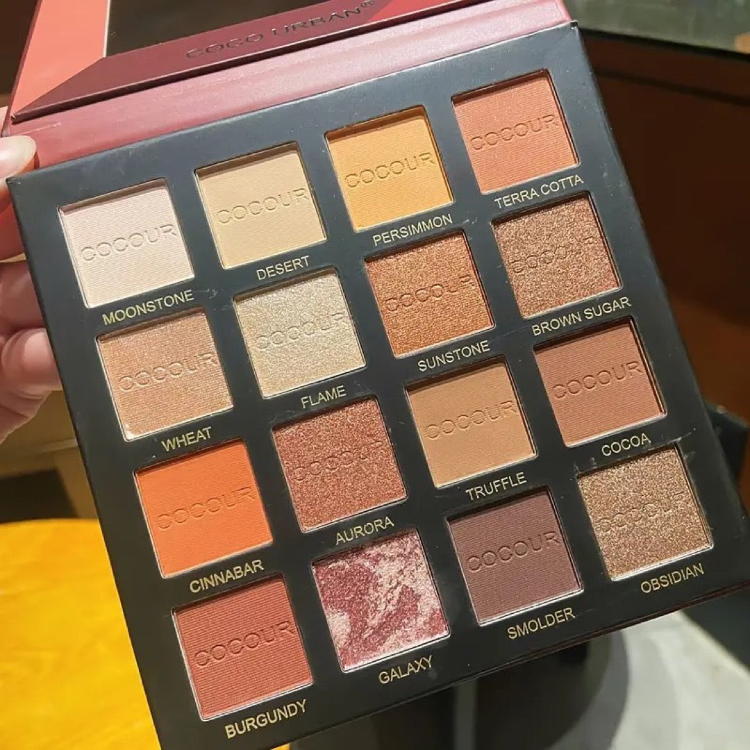 Coco Urban - 16 Colors Matte & Shimmer Eyeshadow Palette