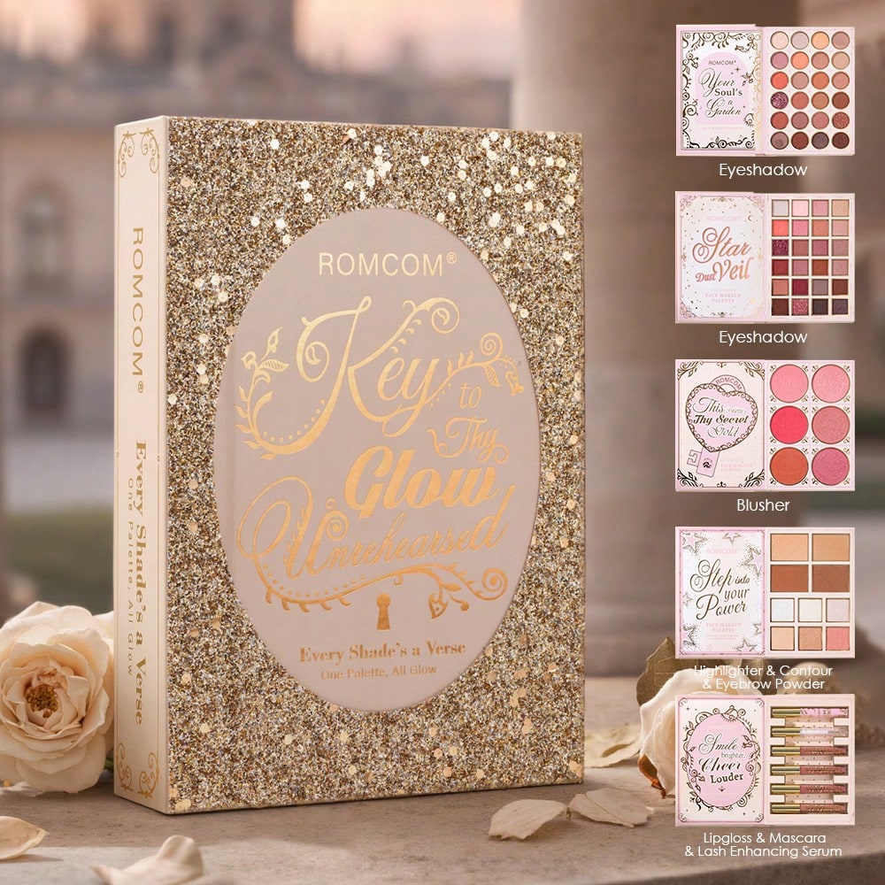 Rom Com - Key to Thy Glow 5 Layers All-in-One Makeup Book