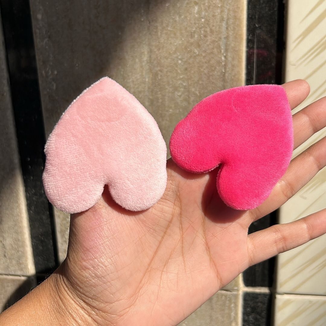 Love Facial Makeup Powder Puff Set of 8