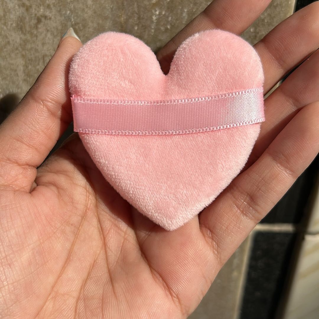 Love Facial Makeup Powder Puff Set of 8
