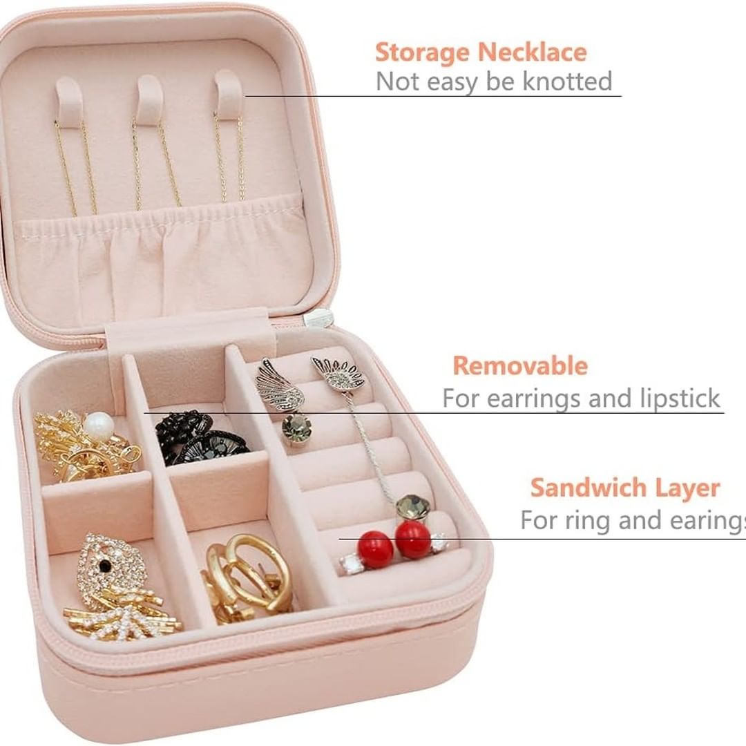 Travel Jewelry Organizing Storage Box