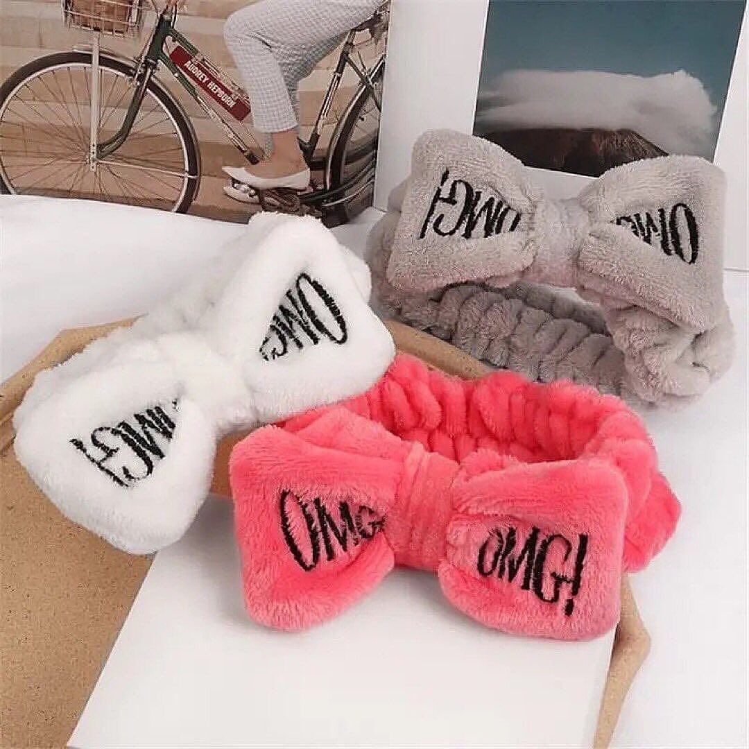 Omg Furr Coral Fleece Soft Bow Headband