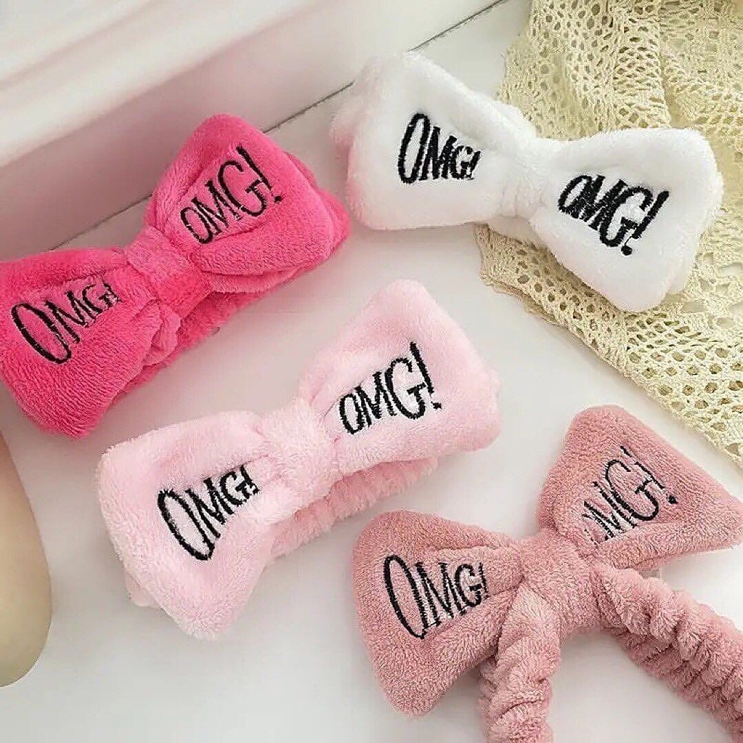 Omg Furr Coral Fleece Soft Bow Headband