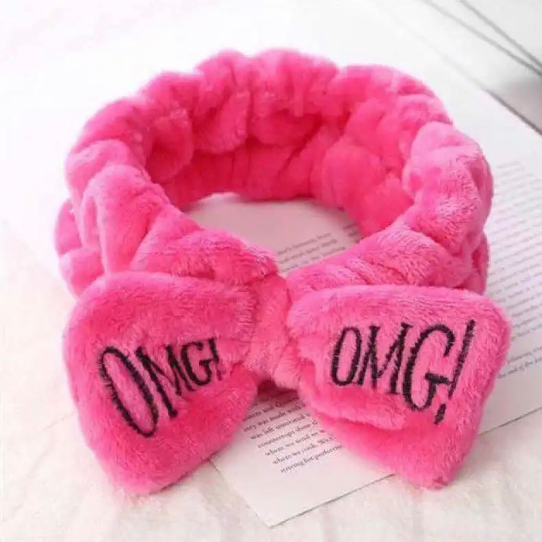 Omg Furr Coral Fleece Soft Bow Headband