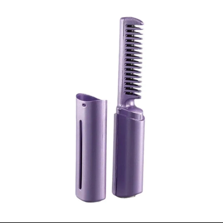 Portable Mini Electric Hair Straightener Comb