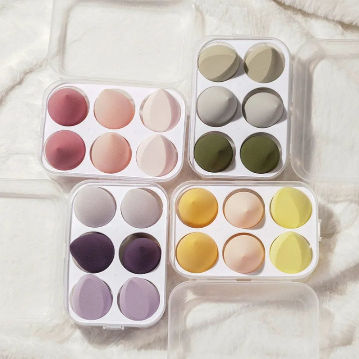 Professional Makeup Sponge Box Set of 6