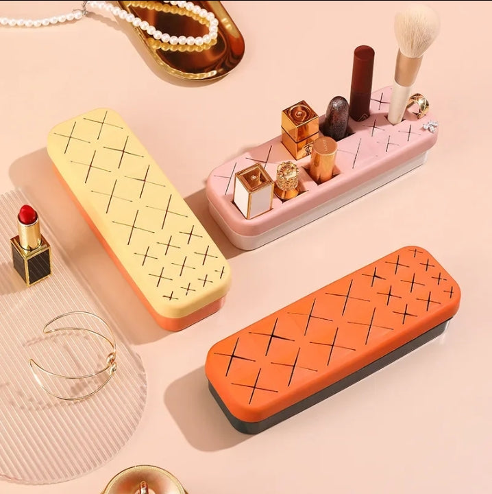 18 Grid Silicone Desktop Lipstick Holder