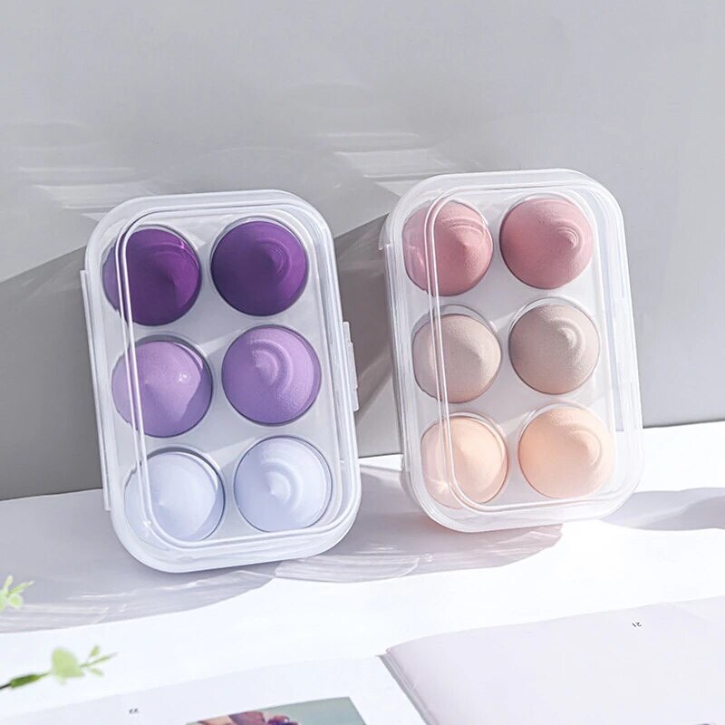 Professional Makeup Sponge Box Set of 6