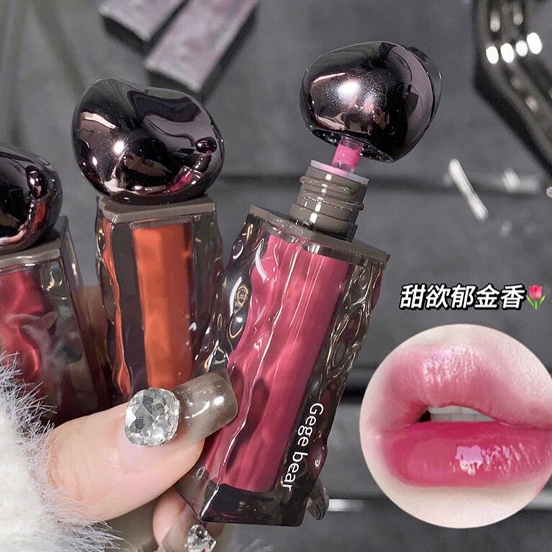 Viral Mirror Glossy Transparent Lip Gloss Jelly Moisturizing Long-lasting Lip Tint