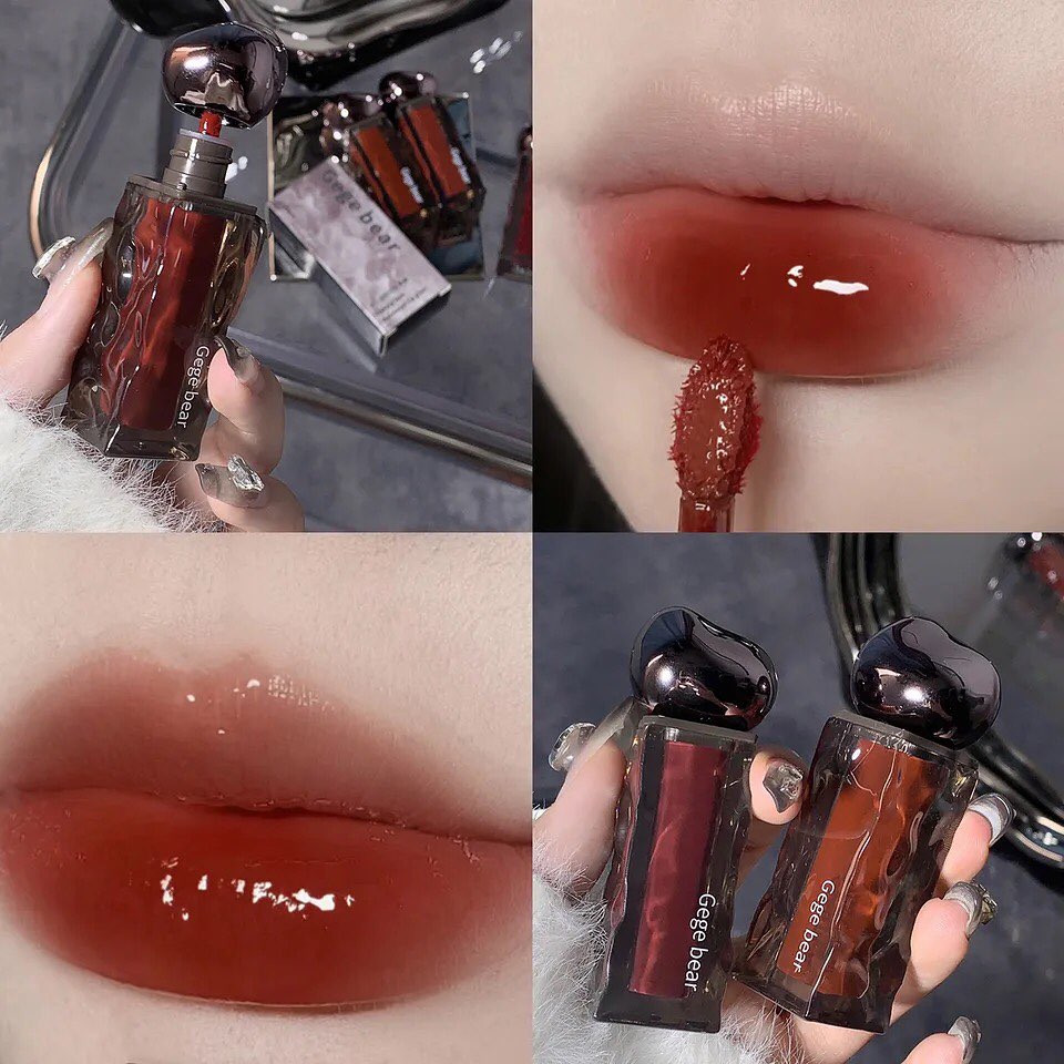 Viral Mirror Glossy Transparent Lip Gloss Jelly Moisturizing Long-lasting Lip Tint