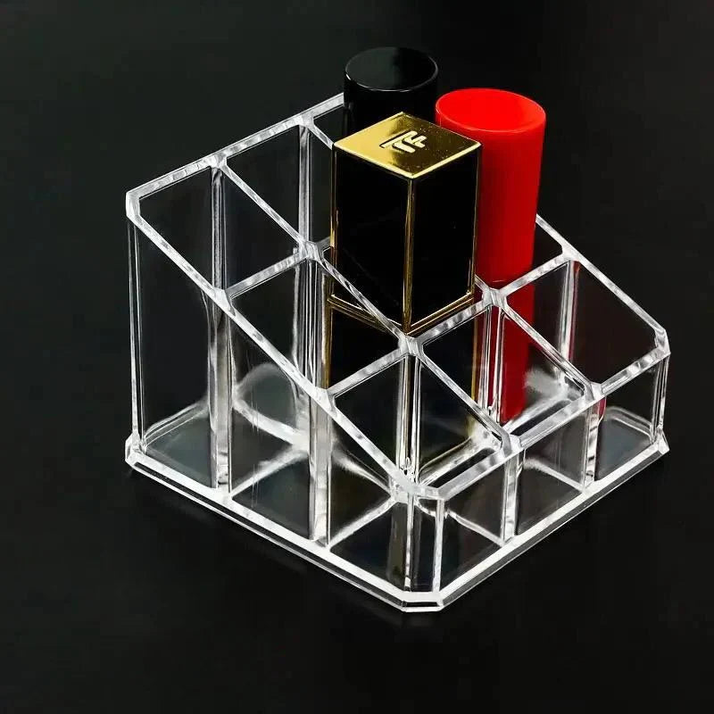 9 Grid Acrylic Lipstick Organizer