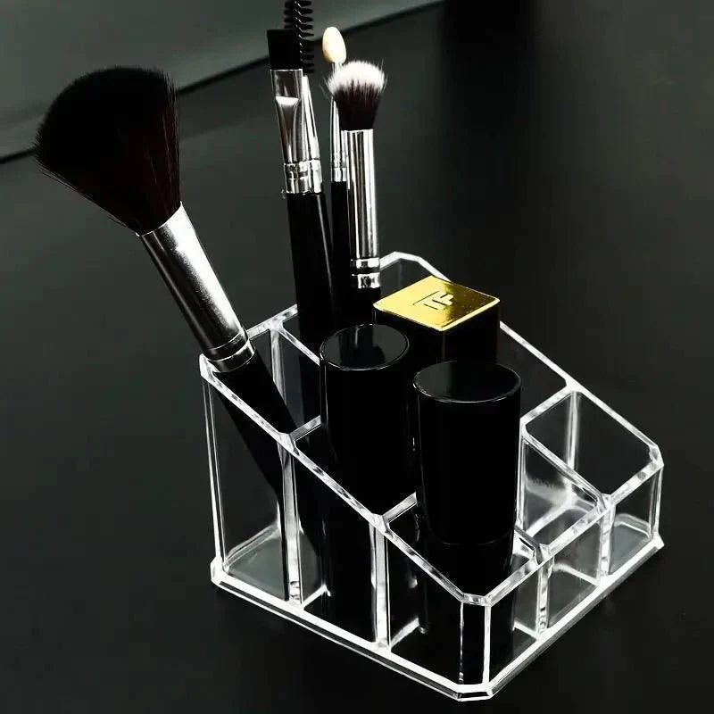 9 Grid Acrylic Lipstick Organizer