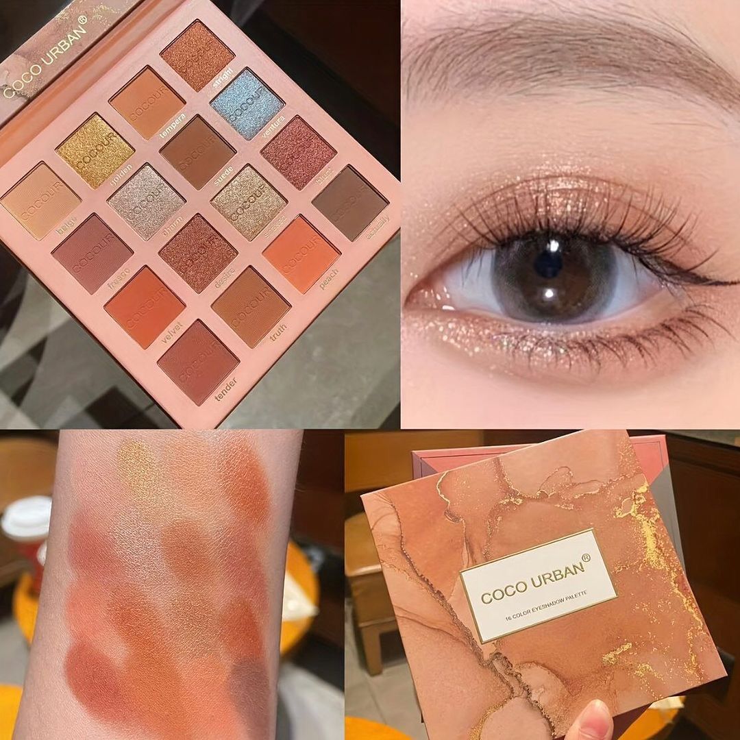 Coco Urban - 16 Color Matte & Shimmer Eyeshadow Palette