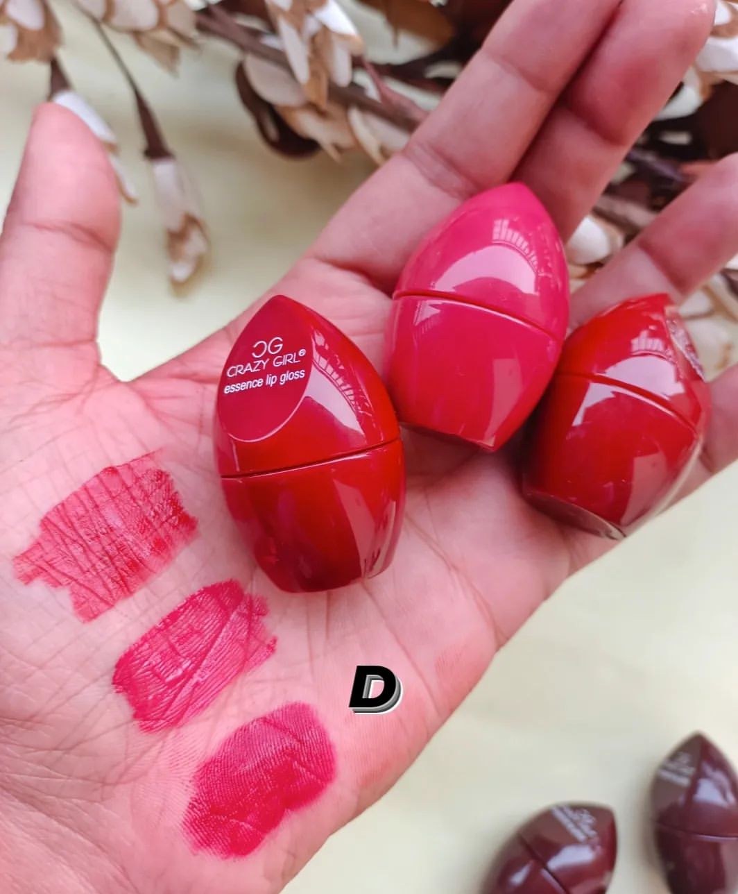 Crazy Girl - Mini Egg Pearl Lip Gloss Set of 3