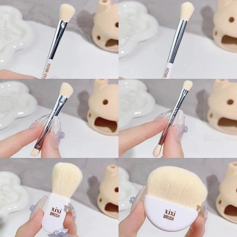 Kawaii Mini Travel Soft Makeup Brushes Set of 6