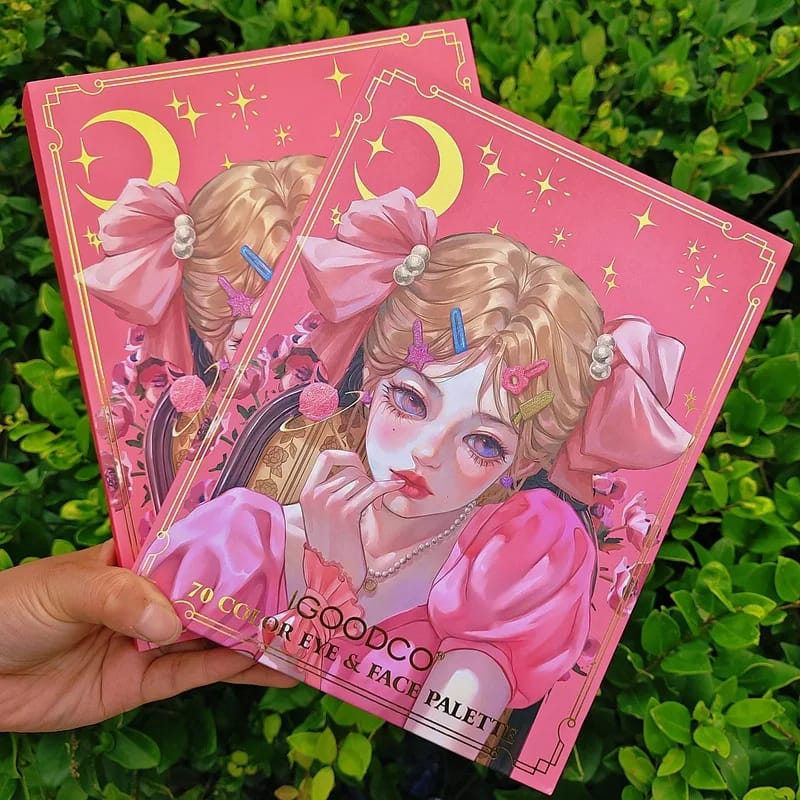 IGOODCO - 70 Colors Scary Girl Makeup Book Palette