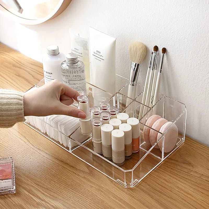 Acrylic Makeup Organizer Storage Box
