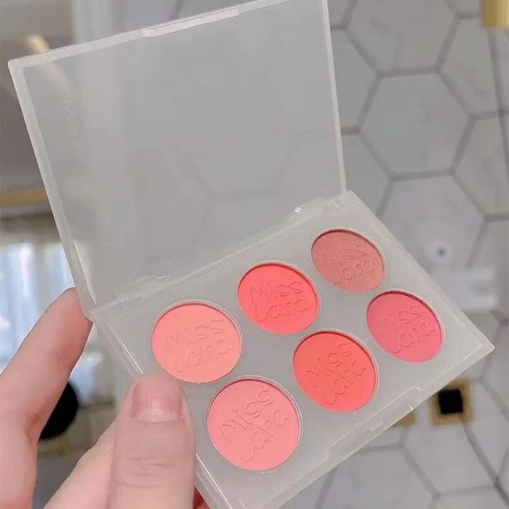 Miss Lara - 6 Color Natural Cheek Blush Palette