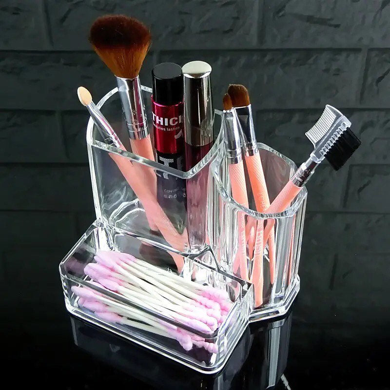 Transparent Acrylic Brush Organizer