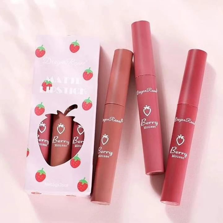Dragon Ranee - Strawberry Sweet Lip Gloss Set of 3