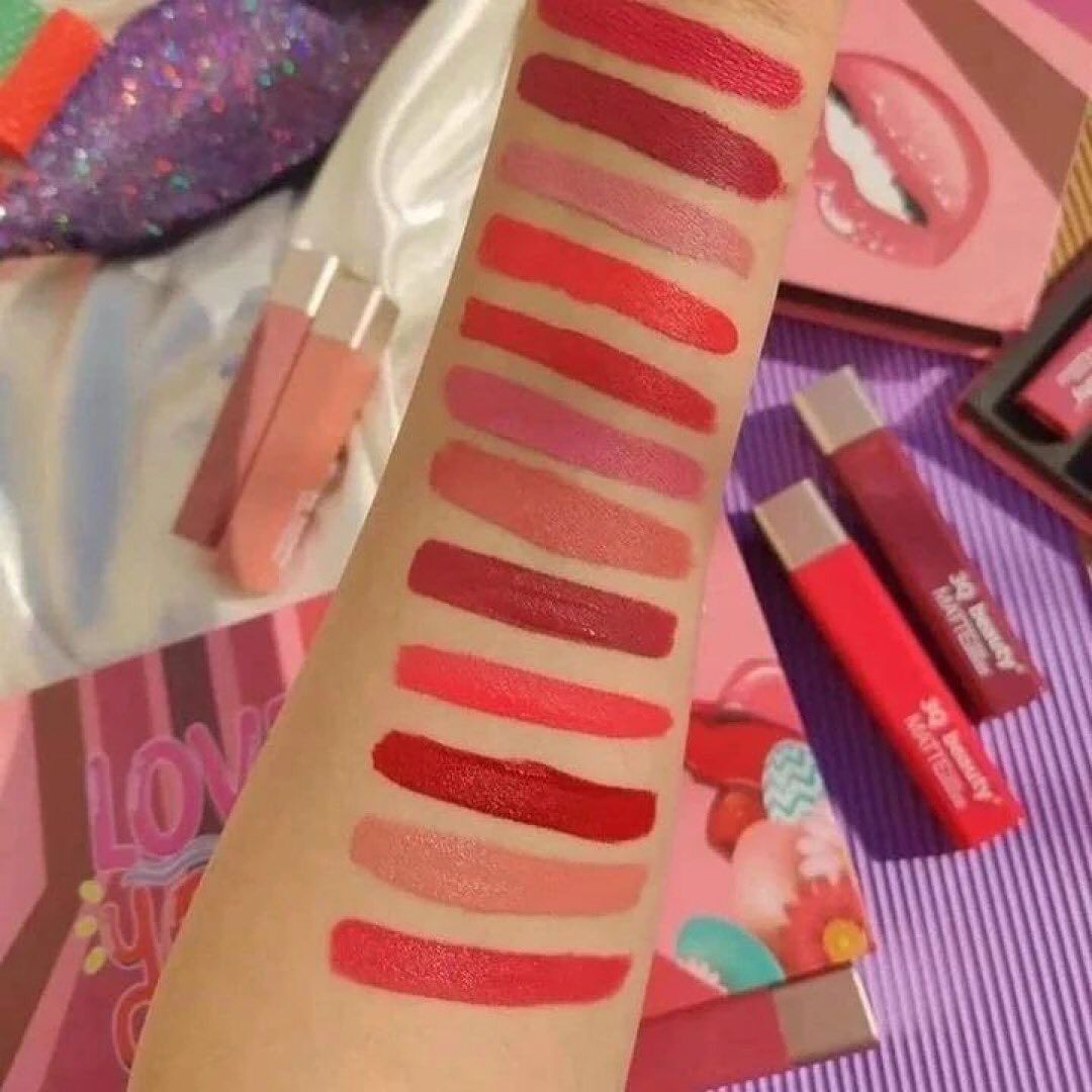 3Q Beauty - Love You Matte Velvet Lip Gloss Set of 12